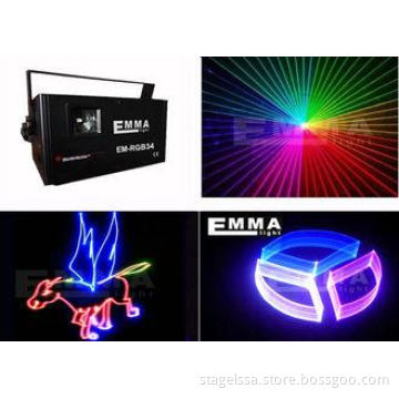 CE ROHS 1.3w Emitting Color 3D Animation Laser Show Laser L